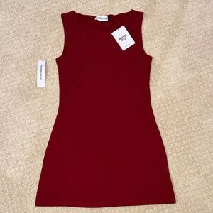 NWT Princess Polly Burgundy Mini Dress